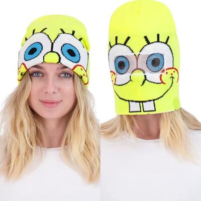 Concept One Unisex Spongebob Roll Down Manchet Beanie Hoed, Geel, One Size, Geel, Eén Maat Concept One Unisex Spongebob Roll Down Manchet Beanie Hoed, Geel, One Size, Geel, Eén Maat