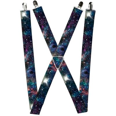 Buckle-Down Bretel-Galaxy voor heren, Meerkleurig, one size Buckle-Down Bretel-Galaxy voor heren, Meerkleurig, one size