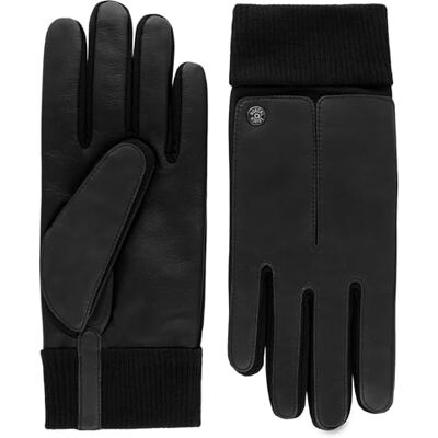 Roeckl Kopenhagen Touch Leren handschoenen voor heren, zwart, 25,5 cm (9,5) Roeckl Kopenhagen Touch Leren handschoenen voor heren, zwart, 25,5 cm (9,5)