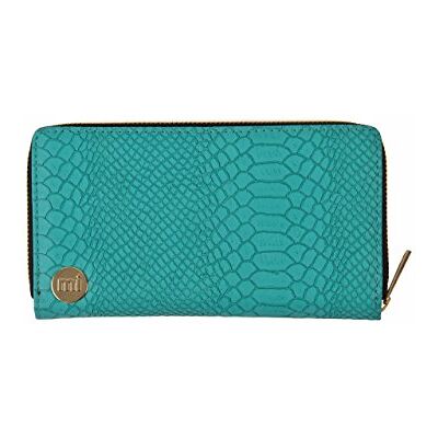 Hespéride Mi-Pac goud-Zip portemonnee, 20 cm, liter, python teal Hespéride Mi-Pac goud-Zip portemonnee, 20 cm, liter, python teal