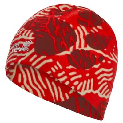 Jack Wolfskin Beanie met echte stuff print Jack Wolfskin Beanie met echte stuff print