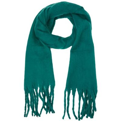 KAFFE Damessjaal oversized franjes gebreid accessoire Solid Color dames, Aventurijn, One size KAFFE Damessjaal oversized franjes gebreid accessoire Solid Color dames, Aventurijn, One size