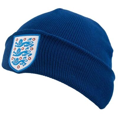 Hy-Pro Officieel gelicenseerde Engelse beanie-muts warme en comfortabele wintermuts voor voetbalsupporters gezellige marineblauwe hoed met teamlogo Hy-Pro Officieel gelicenseerde Engelse beanie-muts warme en comfortabele wintermuts voor voetbalsupporters gezellige marineblauwe hoed met teamlogo
