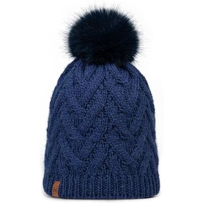 Buff ® Knitted & Fleece Band Muts Dames Volwassenen, Extreme Kou, Praktisch, Veelzijdig, Modieus, Thermische Isolatie, Comfortabel, One Size, Donkerblauw Buff ® Knitted & Fleece Band Muts Dames Volwassenen, Extreme Kou, Praktisch, Veelzijdig, Modieus, Thermische Isolatie, Comfortabel, One Size, Donkerblauw