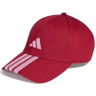 adidas Unisex adulto BBALL 3S CAP NEW LOGO, active maroon/clear pink, XS-S adidas Unisex adulto BBALL 3S CAP NEW LOGO, active maroon/clear pink, XS-S