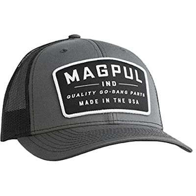 Magpul Standard Trucker Hat Snap Back Baseball Cap, One Size Fits Most, Go Bang Charcoal/Black Magpul Standard Trucker Hat Snap Back Baseball Cap, One Size Fits Most, Go Bang Charcoal/Black