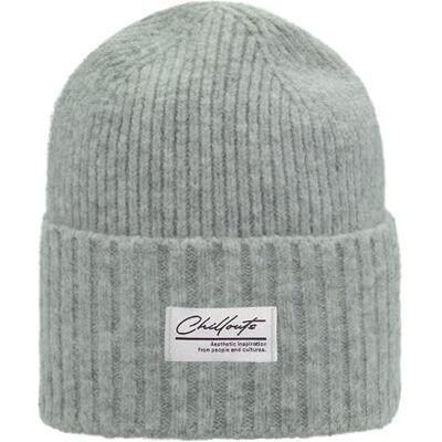 CHILLOUTS Agneta Hat Beanie grey OneSize recycled material CHILLOUTS Agneta Hat Beanie grey OneSize recycled material