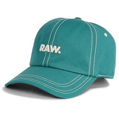 G-STAR RAW Avernus raw Aw Aw Baseball Cap, groen (blue spruce D24313-D603-G282), Eén maat G-STAR RAW Avernus raw Aw Aw Baseball Cap, groen (blue spruce D24313-D603-G282), Eén maat