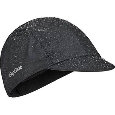 GripGrab AquaShield Fietsmuts waterdicht en winddicht onder de helm Onderhelm regenmuts voor fietsen 10.000 mm waterkolom, ademend, zweetband, 2 maten, reflecterend GripGrab AquaShield Fietsmuts waterdicht en winddicht onder de helm Onderhelm regenmuts voor fietsen 10.000 mm waterkolom, ademend, zweetband, 2 maten, reflecterend