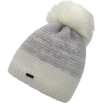 CHILLOUTS Ranva Hat Bobbel hoed light grey OneSize Made in Europe CHILLOUTS Ranva Hat Bobbel hoed light grey OneSize Made in Europe
