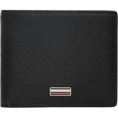 Tommy Hilfiger Heren Th Central Mini Cc Portemonnee AM0AM14495 Bifold Portemonnee, Zwart, One Size Tommy Hilfiger Heren Th Central Mini Cc Portemonnee AM0AM14495 Bifold Portemonnee, Zwart, One Size