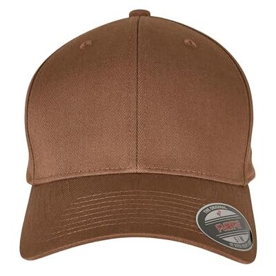 Flexfit Unisex Wooly gekamd honkbalpet, coyote/bruin, S/M Flexfit Unisex Wooly gekamd honkbalpet, coyote/bruin, S/M