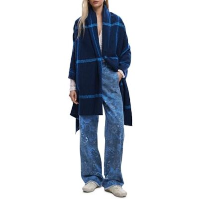 Desigual SCARF_FLYBLUE, 5036 blauw klein, U, Blauw, One size Desigual SCARF_FLYBLUE, 5036 blauw klein, U, Blauw, One size