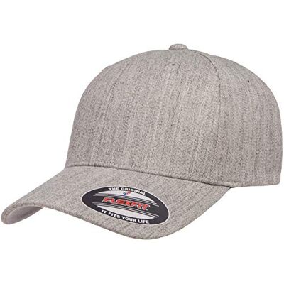Flexfit Flex fit Heren wollen mix atletische baseballpet hoed, Heide, L-XL Flexfit Flex fit Heren wollen mix atletische baseballpet hoed, Heide, L-XL