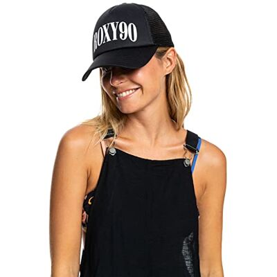Roxy Trucker Cap voor dames, zwart, één maat Roxy Trucker Cap voor dames, zwart, één maat