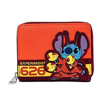 Loungefly Lilo & Stitch Experiment 626 Stitch Vrouwen Portemonnee Veelkleurig, Kunstleer, Loungefly Lilo & Stitch Experiment 626 Stitch Vrouwen Portemonnee Veelkleurig, Kunstleer,