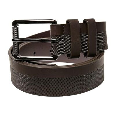 Urban Classics Uniseks riem voor mannen en vrouwen met gesp, imitatieleer met reliëf, lederen basic riem, verkrijgbaar in 3 kleuren, maten S/M en L/XL, bruin, L/XL Urban Classics Uniseks riem voor mannen en vrouwen met gesp, imitatieleer met reliëf, lederen basic riem, verkrijgbaar in 3 kleuren, maten S/M en L/XL, bruin, L/XL