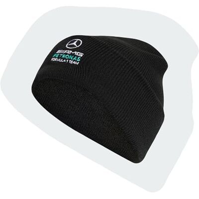 adidas uniseks-volwassene Mercedes Amg Petronas Formula 1 Team Dna Beanie Hat, black/white, XS-S adidas uniseks-volwassene Mercedes Amg Petronas Formula 1 Team Dna Beanie Hat, black/white, XS-S