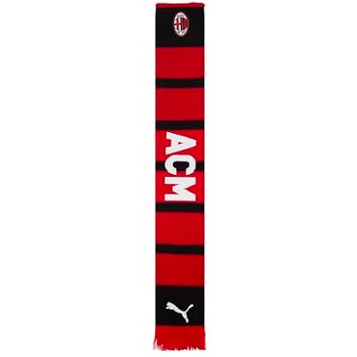 A.C. Milan Sjaal ESS, officieel product, met AC Milaan-logo, rood en zwart A.C. Milan Sjaal ESS, officieel product, met AC Milaan-logo, rood en zwart