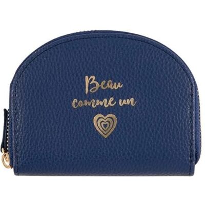 DRAEGER Paris portemonnee – mooi als een hart – marineblauw DRAEGER Paris portemonnee – mooi als een hart – marineblauw