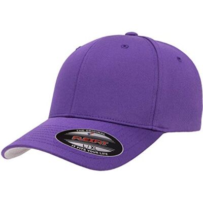 Flexfit Flex fit Athletic Baseball getailleerd Cap voor heren, Paars, S/M Flexfit Flex fit Athletic Baseball getailleerd Cap voor heren, Paars, S/M
