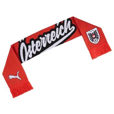 PUMA ÖFB Cultuur Sjaal Sjaals Zwart-Verbrand Rood, OSFA PUMA ÖFB Cultuur Sjaal Sjaals Zwart-Verbrand Rood, OSFA