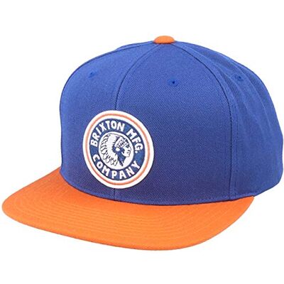 BRIXTON Unisex Rival Mp Snapback Baseball Cap BRIXTON Unisex Rival Mp Snapback Baseball Cap