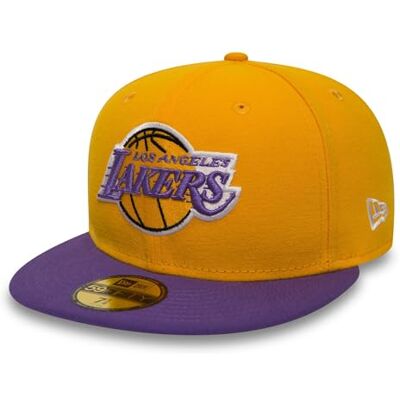 New Era NBA Los Angeles Lakers Basic 59Fifty Cap Geel-Paars New Era NBA Los Angeles Lakers Basic 59Fifty Cap Geel-Paars