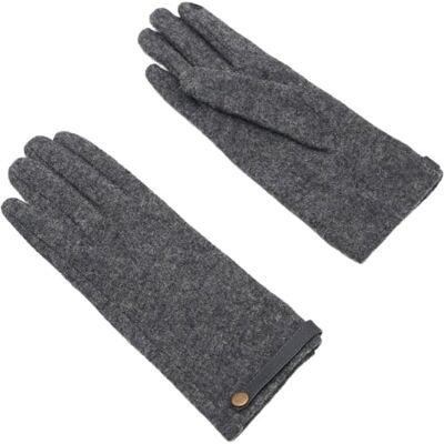 Caroll 2425-ROTTERDAM 2 handschoenen voor koud weer, donkergrijs, T.U dames, Donkergrijs, One Size Caroll 2425-ROTTERDAM 2 handschoenen voor koud weer, donkergrijs, T.U dames, Donkergrijs, One Size