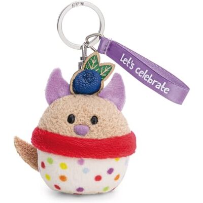 NICI 62867 Sleutelhanger hond cupcake "Let‘s celebrate", 7 cm, beige, veelzijdige pluchen hanger met hartelijke boodschap op elegant satijnen lint, voor jezelf of je favoriete mensen NICI 62867 Sleutelhanger hond cupcake "Let‘s celebrate", 7 cm, beige, veelzijdige pluchen hanger met hartelijke boodschap op elegant satijnen lint, voor jezelf of je favoriete mensen