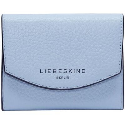 LIEBESKIND BERLIN Leren portemonnee Alessa 3 Pebble Louisa Wallet Breath Lichtblauw LIEBESKIND BERLIN Leren portemonnee Alessa 3 Pebble Louisa Wallet Breath Lichtblauw