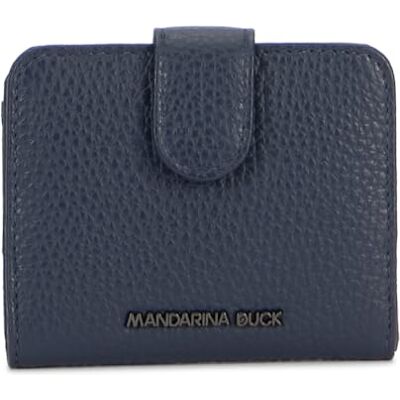 Mandarina Duck Mellow Leather Wallet, reisaccessoires dames portemonnee, eenheidsmaat, Jurk Blauw, Eén maat Mandarina Duck Mellow Leather Wallet, reisaccessoires dames portemonnee, eenheidsmaat, Jurk Blauw, Eén maat