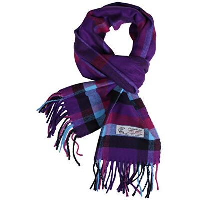 Promise Visgraat Houndstooth Geruit Patroon Kasjmier Voelt Klassieke Zachte Luxe Winter Sjaal Voor Mannen Vrouwen, Klassieke paarse plaid, One Size Promise Visgraat Houndstooth Geruit Patroon Kasjmier Voelt Klassieke Zachte Luxe Winter Sjaal Voor Mannen Vrouwen, Klassieke paarse plaid, One Size