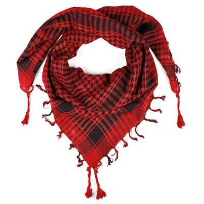 LOVARZI Palestijnse Sjaal Voor Heren & Dames Neck warmer Keffiyeh Scarf Rode Desert Shemagh Black Arabic Head Scarf LOVARZI Palestijnse Sjaal Voor Heren & Dames Neck warmer Keffiyeh Scarf Rode Desert Shemagh Black Arabic Head Scarf
