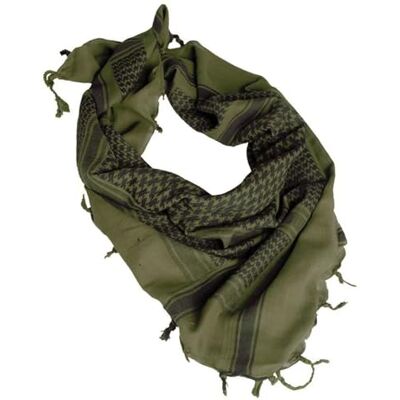 Mil-Tec Shemag/paleienser-halsdoek olijf/zwart Mil-Tec Shemag/paleienser-halsdoek olijf/zwart