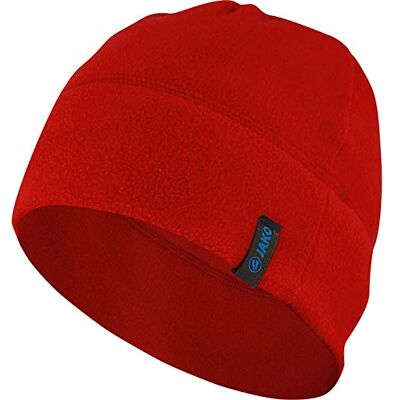 JAKO Fleecemuts, Uniseks-Volwassene, Rood, L-XL JAKO Fleecemuts, Uniseks-Volwassene, Rood, L-XL
