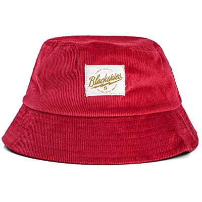 Blackskies ® Crimson Bucket Hat Heren Dames Vakantie Strand Unisex Zonnehoed Vissershoed Bordeaux Cord – Streetwear Outdoor Zomer Casual Blackskies ® Crimson Bucket Hat Heren Dames Vakantie Strand Unisex Zonnehoed Vissershoed Bordeaux Cord – Streetwear Outdoor Zomer Casual