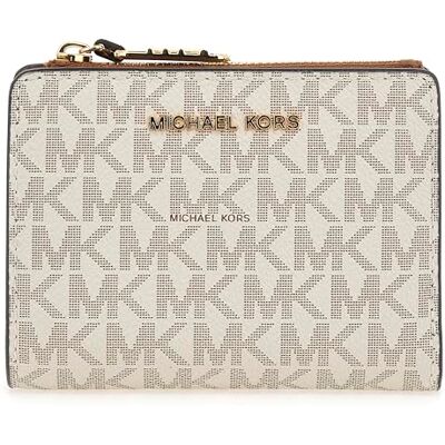 Michael Kors MD Snap Coin Billfold, dameshandtas, uniek, Vanilla/Lugg, Eén maat Michael Kors MD Snap Coin Billfold, dameshandtas, uniek, Vanilla/Lugg, Eén maat