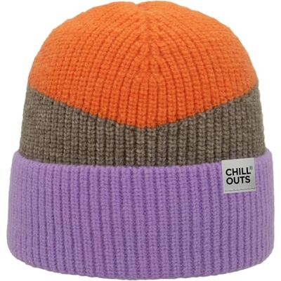 CHILLOUTS Natascha Hat Beanie orange/lilac OneSize - CHILLOUTS Natascha Hat Beanie orange/lilac OneSize -