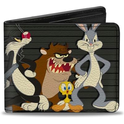 Buckle-Down Heren Bifold Wallet Looney Tunes Reisaccessoire-Bi-Fold Portemonnee, meerkleurig, 10,1 cm x 8,89 cm, multicolor Buckle-Down Heren Bifold Wallet Looney Tunes Reisaccessoire-Bi-Fold Portemonnee, meerkleurig, 10,1 cm x 8,89 cm, multicolor