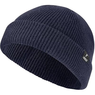 Reusch Fisherman Beanie korte unisex muts voor lente herfst en winter streetwear look zacht ademend materiaal optimale pasvorm voor dames en heren, ideaal voor buitenactiviteiten Reusch Fisherman Beanie korte unisex muts voor lente herfst en winter streetwear look zacht ademend materiaal optimale pasvorm voor dames en heren, ideaal voor buitenactiviteiten