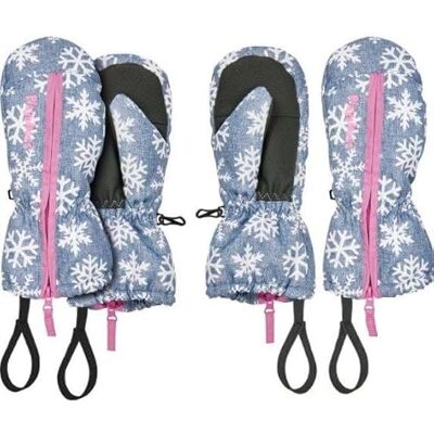 Playshoes Wanten winterhandschoenen voor kinderen, uniseks, sneeuwvlokken ritssluiting, 4 (ca. 6-8 Jahre) Playshoes Wanten winterhandschoenen voor kinderen, uniseks, sneeuwvlokken ritssluiting, 4 (ca. 6-8 Jahre)