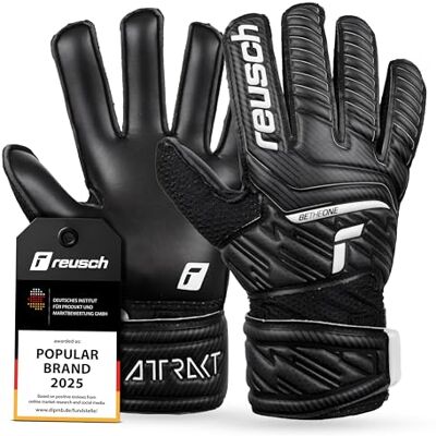 Reusch Kinder Keepershandschoenen - Duurzaam Latex - Zwart Reusch Kinder Keepershandschoenen - Duurzaam Latex - Zwart