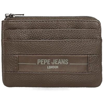 Pepe Jeans Checkbox Portemonnee Bruin 11x7x1,5cm Leer, Bruin, Eén maat, portemonnee Pepe Jeans Checkbox Portemonnee Bruin 11x7x1,5cm Leer, Bruin, Eén maat, portemonnee