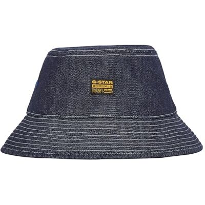 G-STAR RAW Originals Bucket Hat voor heren, blauw (raw denim D26265-E023-001), M G-STAR RAW Originals Bucket Hat voor heren, blauw (raw denim D26265-E023-001), M