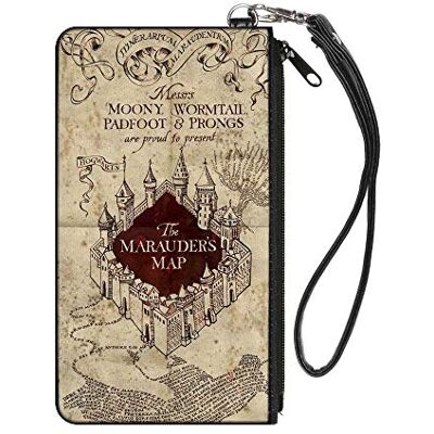 Buckle-Down Unisex-Adult's Zip Wallet Harry Potter Large, Multicolor, 8" x 5 Buckle-Down Unisex-Adult's Zip Wallet Harry Potter Large, Multicolor, 8" x 5