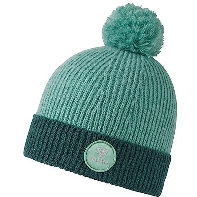 Ziener Unisex kindermuts met pompon/gebreid, fleece voering, wolaandeel Iken Ziener Unisex kindermuts met pompon/gebreid, fleece voering, wolaandeel Iken