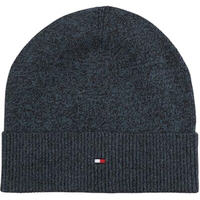 Tommy Hilfiger Heren TH vlag lichtgewicht beanie AM0AM14068 beanie, blauw, één maat, BLAUW (Space Blue), One size Tommy Hilfiger Heren TH vlag lichtgewicht beanie AM0AM14068 beanie, blauw, één maat, BLAUW (Space Blue), One size