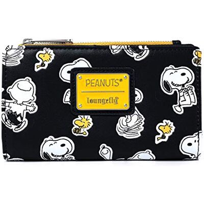 Loungefly Pinda's Snoopy en Woodstock All Over Print Portemonnee Loungefly Pinda's Snoopy en Woodstock All Over Print Portemonnee