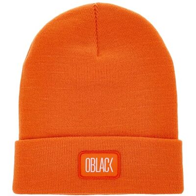 Oblack Beanie gebreide muts unisex volwassenen, Oranje., Eén maat Oblack Beanie gebreide muts unisex volwassenen, Oranje., Eén maat